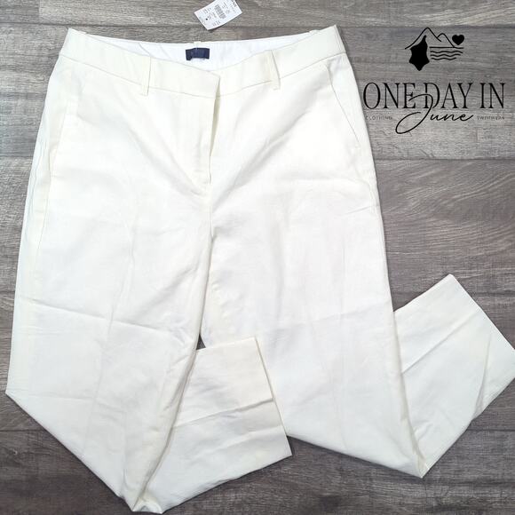 J.Crew Pants - J.Crew Crop Linen Pants Size 12